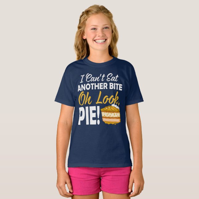 Camiseta Não posso comer mais uma mordida (Frente Completa)