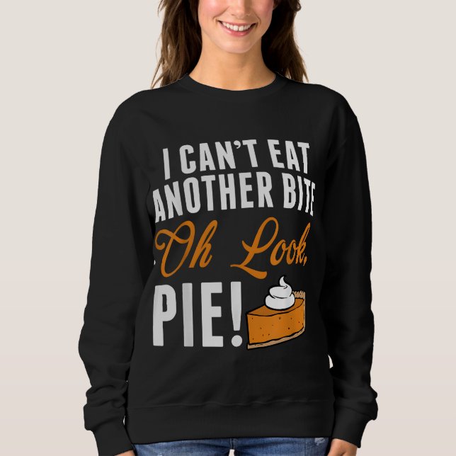 Camiseta Não posso comer mais uma mordida. (Frente)