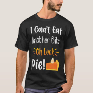Camiseta Não posso comer mais uma mordida Oh, olha, eu sou 