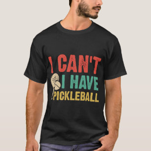 Camiseta Não posso comer picleball