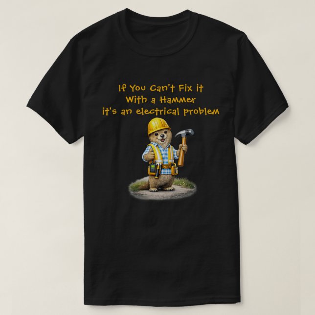 Camiseta "Não Posso Consertar" (2) (Frente do Design)