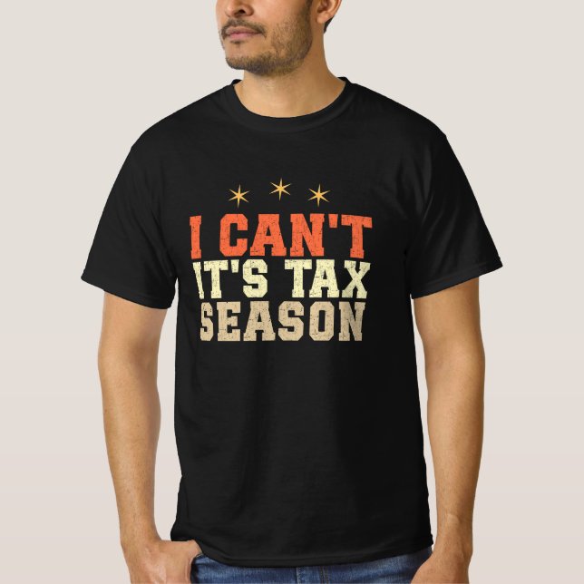 Camiseta Não posso, é a estação de impostos (Frente)