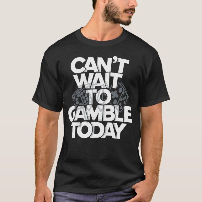 Camiseta Não Posso Esperar Para Jogar Hoje - Um Presente Pa (Frente)