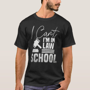 Camiseta Não posso estar na Faculdade de Direito