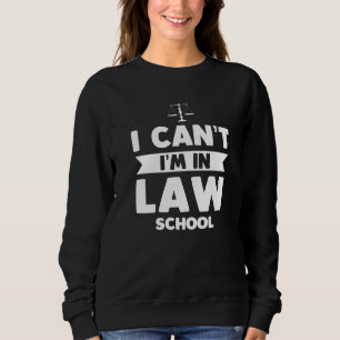 Camiseta Não posso estar na Faculdade de Direito, estudante