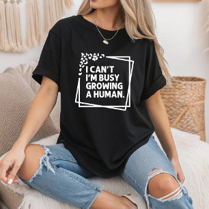 Camiseta Não posso estar ocupado crescendo um futuro humano