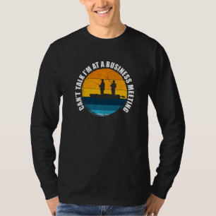 Camiseta Não Posso Falar, Estou Em Uma Reunião De Negócios