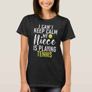 Camiseta Não posso ficar calmo, minha sobrinha está jogando