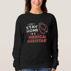 Camiseta Não posso ficar em casa assistente médico enferm