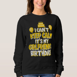 Camiseta Não posso ficar tranquilo. É o meu Namorada de ani