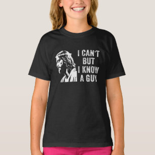 Camiseta Não posso, mas conheço uma fé cristã Cara