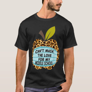 Camiseta Não posso mascarar o amor pela minha escola
