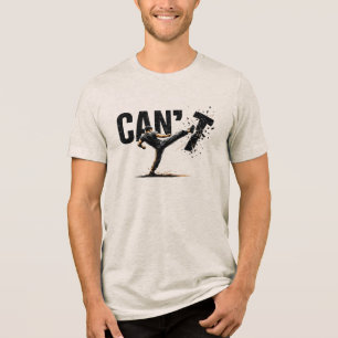 Camiseta Não Posso Parar de Lutar Artes Marciais Kickboxing