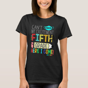 Camiseta Não Posso Perguntar Meu Entusiasmo Quinto Ano Aqui