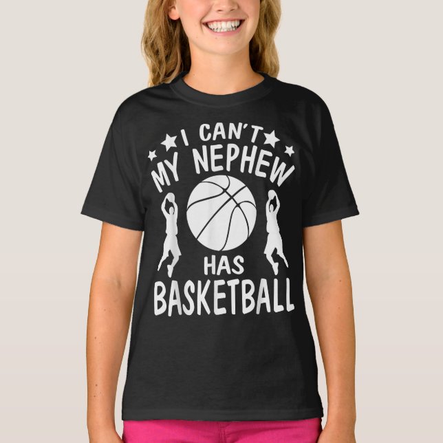 Camiseta Não Posso Que Meu Sobrinho Tenha Presente De Basqu (Frente)