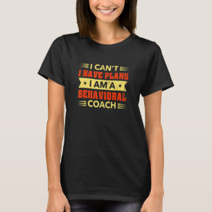 Camiseta Não posso, tenho planos Coach Comportamental Psico