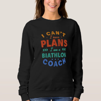 Camiseta Não Posso Tenho Planos Treinador de Biatlo Biatle