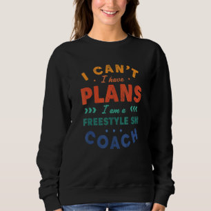 Camiseta Não Posso Tenho Planos Treinador de Esqui Freestyl