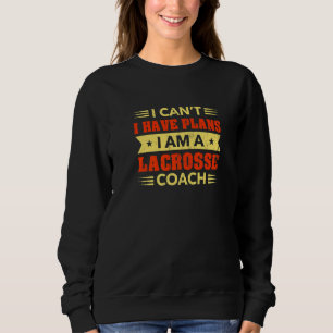 Camiseta Não Posso Tenho Planos Treinador de Lacrosse Lax J