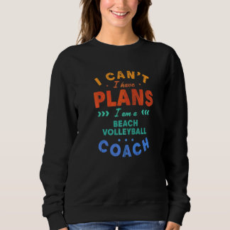 Camiseta Não Posso Tenho Planos Treinador de Volei de Praia