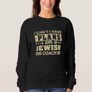 Camiseta Não Posso Tenho Planos Treinador Judeu Humor Judai