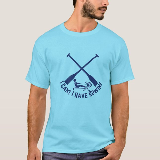 Camiseta não posso, tenho que remar (Frente)