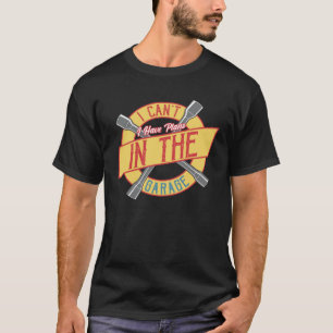 Camiseta Não posso ter planos na garagem dizendo gordura Pa