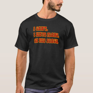 Camiseta Não posso ter planos nas férias de verão na praia