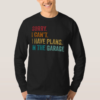 Camiseta Não posso ter planos no carro das Caras de garagem