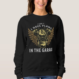 Camiseta Não Posso Ter Planos No Mecânico Do Carro De Garag