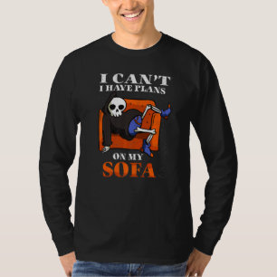 Camiseta Não Posso Ter Planos No Meu Sofá 1