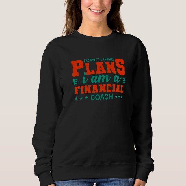Camiseta Não posso ter planos para o anúncio financeiro do  (Frente)