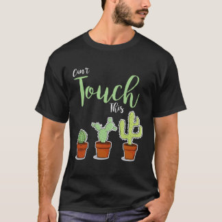 Camiseta Não Posso Tocar Nisto  Planta Suculenta Hobby Jard