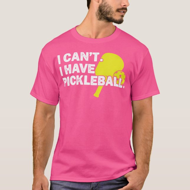 Camiseta Não Posso Tomar Pickleball (Frente)