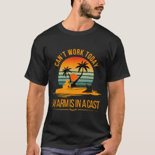 Camiseta Não posso trabalhar hoje 