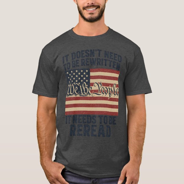 Camiseta Não Precisa Ser Reescrito (Frente)