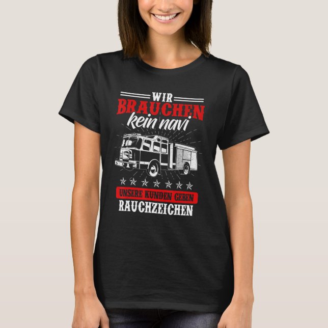 Camiseta Não Precisamos De Fogo Bombeiro Naval (Frente)