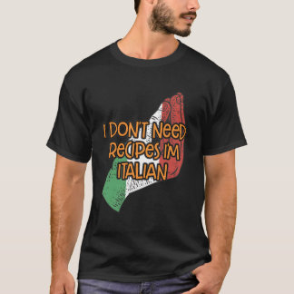 Camiseta Não Preciso De Receita, Sou Um Chef Humor Co Itali