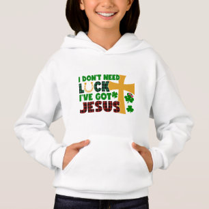 Camiseta Não preciso de sorte, tenho Jesus