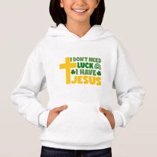 Camiseta Não preciso de sorte, tenho Jesus