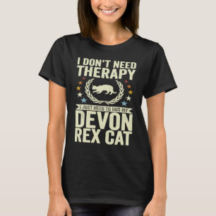 Camiseta Não Preciso de Terapia, Apenas Abrace Meu Gato Dev
