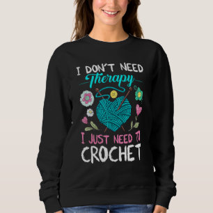 Camiseta Não Preciso De Terapia Só Preciso De Crochet Croch