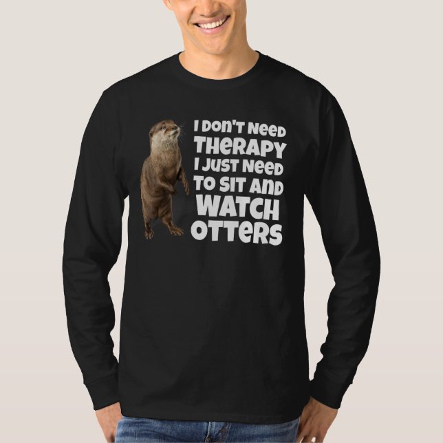 Camiseta Não preciso de terapia, só preciso de me sentar e  (Frente)