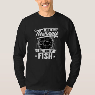 Camiseta Não Preciso De Terapia Só Preciso Do Meu Aquário D