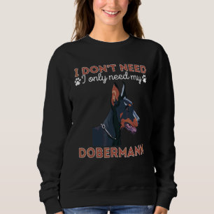Camiseta Não Preciso De Terapia Só Preciso Do Meu Cão Dober