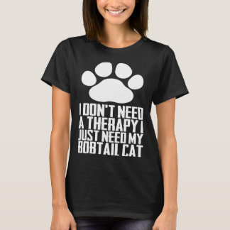 Camiseta Não preciso de terapia, só preciso do meu gato-do-
