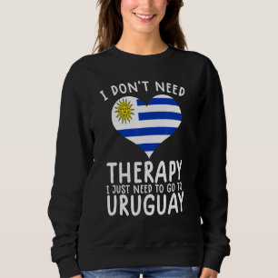 Camiseta não preciso de terapia só preciso ir ao Uruguai