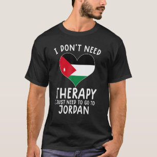 Camiseta não preciso de terapia só preciso ir para Jordan