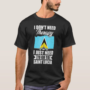 Camiseta Não Preciso de Terapia Só Preciso Ir Para São Lu