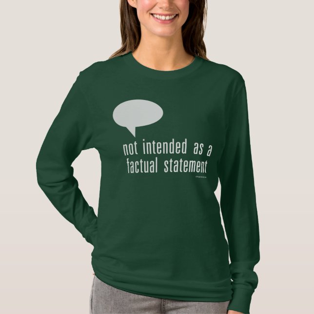 Camiseta não pretendido como uma indicação efectiva (Frente)